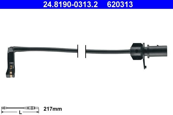 ATE Cable Sensor Balata Delantero Audi / Porsche 620313