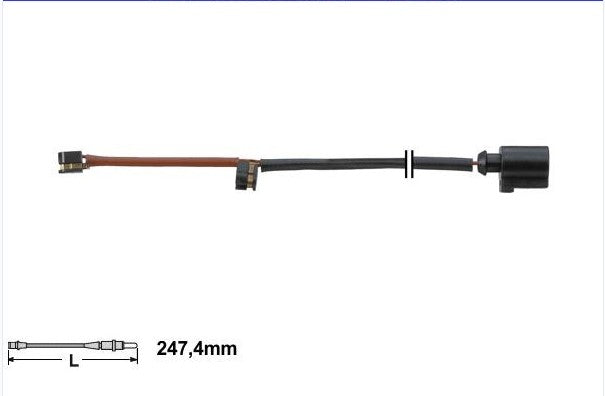 ATE Cable Sensor Balata Trasero Audi / Porsche 620937