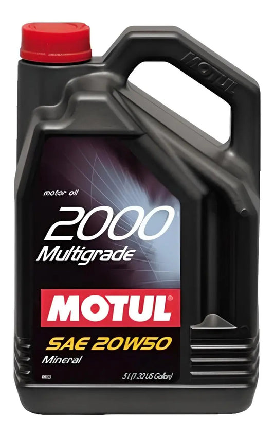 Aceite Motor Auto Motul 2000 20w50 Mineral 5l