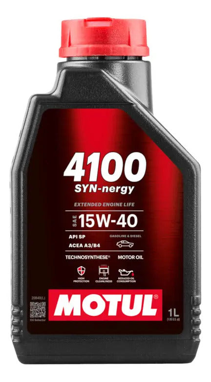 Motul Aceite de Motor MT4100SYN15W40-1L