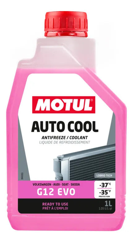 Motul Auto Cool G12 Evo Anticongelante Vw -37°c Rosa 1l