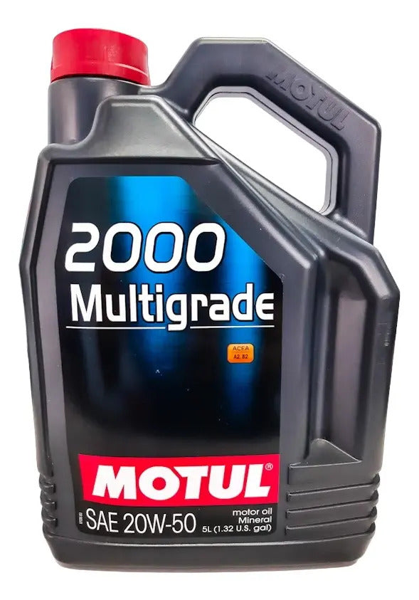 Aceite Motor Auto Motul 2000 20w50 Mineral 5l
