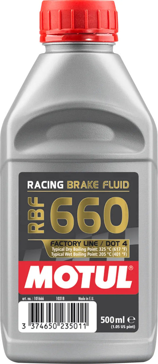 Motul Rbf 660 Líquido De Frenos Dot 4 100% Sintético 500ml